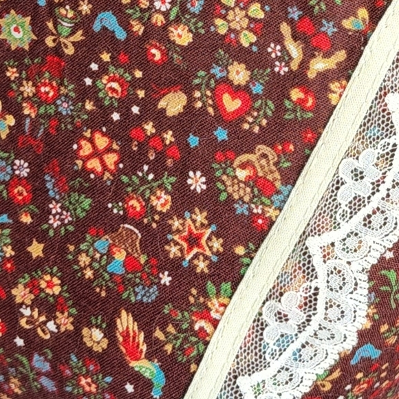 Hand crafted vintage 1970s Gunee Sax pattern Prarie cottagecore theater dress - Picture 5 of 16